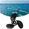 Per Mercury 48-828156A12 9x9 8T in alluminio per da 2,5 pollici