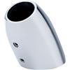 Base pennone yacht acciaio 316 attacco angolato 60 gradi per marine ready