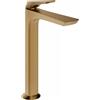 GESSI Miscelatore Lavabo Alto Gessi Ventaglio 72004 Senza Scarico - Warm Bronze Brushed PVD