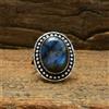 Glorioso Pietra Labradorite 925 Argento Sterling Artigianale Anello Tutti Misura