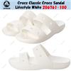 Crocs Classic Crocs Sandal Lifestyle Bianco 206761-100 Unisex Taglia
