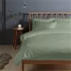Pizuna Linens Pizuna Copripiumino Matrimoniale Cotone 240x200 cm Schiuma Marina, 400 fili con trama Sateen in 100% Cotone a fiocco lungo Copripiumino 240x200 con 2 federe 50x80 (Biancheria De Letto)