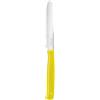 Fiskars Kaimano - Confezione da 6 coltelli da tavola con lama seghettata, in acciaio inox giallo