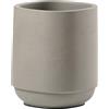 Zone Denmark Time Portaspazzolino da bagno diametro 8 cm, altezza 9,8 cm, concrete