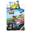 BrandMac Set Letto Ufficiale Paw Patrol per Bambini | Copripiumino 140x200 cm e Federa 50x70 cm | 100% Cotone Morbido e Traspirante | Completo Letto Singolo Paw Patrol
