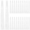 TOMETURE 100 bustine organizer per cravatte - Coperture in plastica trasparente per la vendita al dettaglio - Confezione da 31,5x4,7x2 pollici - Sacchetti trasparenti antipolvere per cravatte