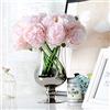 JOYHAZE 8 peonie artificiali (senza vaso), peonie in seta a stelo singolo, fiori finti per matrimoni, casa, ufficio, feste, decorazione per finestre, centrotavola, composizioni floreali fai da te