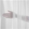 Deconovo Tende per Interni Moderne con Occhielli - 2 Pezzi Eleganti in Voile Effetto Lino, Trasparenti e Morbidi, Filtrano la Luce Naturale, 140x220 cm, Bianche, per Soggiorno e Camera da Letto