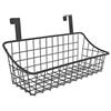 Homieco Cesto portaoggetti da Appendere in Metallo sopra Il Mobile Contenitore Cucina Porta Spezie Cestini da scaffale Senza Viti