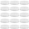 SUNNYCLUE 15 Rocchetto di Filo Vuoto in Plastica Bianco 6.9cm di Diametro per Filo Piatto Corda Filo per Uncinetto Filato Pizzo Organizer Rocchetti per Cucire Ricamo Tessitura Fai da Te Accessori.