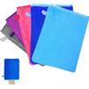 Vlecexs 5 Pezzi Guanti per il Bagno in Velluto Corallo, 15 x 21cm Set di Guanti da Bagno per Adulti Morbidi e Assorbente, Manopole da Bagno Riutilizzabili (5PCS)