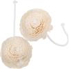 BAZEITFLOW Decorazione per Bottiglia di Fragranza Fiore Diffusore in Corda di Cotone, 2 Pezzi, per Oli Essenziali, Beige, per Ufficio e Decorazione