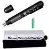HHTEC Tester Liquido Freni DOT3/4/5 - 5 LED Indicatore Acqua - Controllo Sicurezza Freni - Strumento Diagnosi Auto
