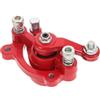 TOYANDONA Pinza Freno Posteriore per Motociclette e Atv per Appassionati di Manutenzione con Pastiglie Freno, Distanza Fori 50mm in Lega di Alluminio Frenata Efficace e Pratica
