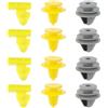 AS Axis Spindleon 36 clip di fissaggio per passaruota posteriore, 3 tipi, 12 x ciascuno, 76847-JG00A, 76847-4EA0A, 84953‑JA00A, compatibili con Nissan Qashqai J11