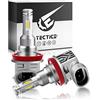 TECTICO H8 40W 12V 6000K LED Angel Eye Halo Anello Fendinebbia Bianche Senza Errori per E90 E91 E92 E93 E82 E84 E87 E88 E70 E71 E72 E60 E61 E63 E64, 2 pezzi