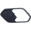 FTJKKVV Fendinebbia Auto Per Ford Per Escape Per Kuga 2017 2018 2019 Paraurti Anteriore Auto Fendinebbia Cornice Lampada Griglia Copertura Cromata(Black 1 Left)