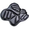 Jonikuper Cuscino per sella moto con design antiscivolo e fori di ventilazione, gel ammortizzante per una guida confortevole, misura universale per la maggior parte