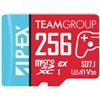 Team group 256GB Scheda di memoria Team Group Apex SD7.1 MicroSD Express Blu/Rosso [TAPMSDE256GIV30A102]