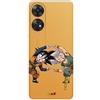 LA CASA DE LAS CARCASAS Custodia per OPPO Reno 8T ufficiale di Dragon Ball Goten e Trunks Fusion per proteggere il tuo cellulare. Cover per OPPO in silicone flessibile con licenza ufficiale di Dragon Ball