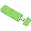 XUMIUZIY USB MP3 Player, USB Stick MP3 Music Player, Hifi Lossless, Espandibile Fino a 64 GB, Mini e Portatile con Auricolare e Cordino, per Studenti e Adulti (GREEN)