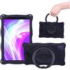 CSHNB Custodia per Tablet PC Custodia Compatible with bambini compatibile con TECLAST T50, custodia leggera in silicone morbido, con tracolla girevole Compatible with cinturino da polso Protezione(Siyah)