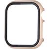 WFCKPQF Custodia Alluminio Compatibile con Apple Watch Series 3 38mm, Glitter Custodie Anti Graffio Acciaio Inox Custodia Protezione Bumper di Alluminio Cover Compatibili con iWatch 38mm Series 3 2 1