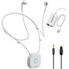 Holdsound HSD100 Cuffie TV Wireless per Anziani, Cuffie Senza Fili per TV con Trasmettitore USB, Design a Fascia Cervicale, Plug and Play, Suono Chiaro, Portata di 30 Metri, 15 Ore