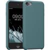 kwmobile Back-cover compatibile con Apple iPod Touch 6G / 7G (6a e 7a generazione) Back Cover Soft Case gommata in morbido silicone TPU - artic night