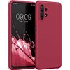 kwmobile Custodia Compatibile con Samsung Galaxy A13 4G Cover - Back Case per Smartphone in Silicone TPU - Protezione Gommata - red cherry