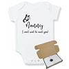 allaboutthebump Babysitter I Can't Wait To Meet You | Baby Annuncio Vest Body (Gravidanza Reveal) - Confezione regalo con scatola