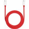ONEPLUS CAVO DATI E RICARICA USB-C ORIGINALE SUPERVOOC DL152 13.7A 150W 1M RED BULK SMARTPHONE