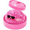 Generisch Glitter Dumpling Squishy, Gigante Squishy Ravioli per Adulti e Bambini, Giocattolo Antistress Con Vaporiera, Morbida Pallina Antistress, Palla per ufficio, scuola e viaggi