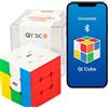 Logica Giochi - Cubo Magico 3x3 Smart - Speed cubing - Cubo Elettronico Coaching AI - Cubo magnetico - Competizioni cubo - Rompicapo 3x3 tecnologico - Cubo per allenamento mente