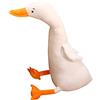 OUKEYI Peluche a forma di cigno bianco, divertente anatra, morbido cuscino in peluche a forma di anatra, giocattolo per bambini, 65 cm
