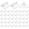 Cozlly 40 Supporti per Carte Gioco in Plastica, Porta Carta da Gioco Trasparenti, Supporto per Carte Triangolare, Titolari di Carte da Gioco, Porta Biglietti da Visita, Supporto per Giochi da Tavolo