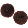 COLLBATH Ciambelle per Acconciature Eleganti per Chignon per Chioma Design Versatile in Nylon Accessori per Chioma Confezione da 2 per Ragazze per Matrimoni e Vita Quotidiana
