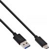 Inline Cavo da USB 3.2 Tipo-C a USB-A 1m nero"
