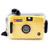 Anton K1, fotocamera da 35 mm con custodia subacquea giallo"