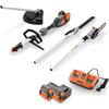FUXTEC Decespugliatore Multitool 3 in 1 40 V FX-E2MTSET con 2 batterie