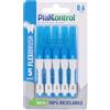 IDECO Srl Plakkontrol Flexi Brush Scovolino Flessibile 0,6mm, 5 Pezzi, Pulizia Interdentale, Comfort Ottimale, Cappuccio Igienico