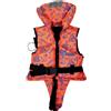 LALIZAS Giubbotto di Salvataggio 100 N ISO Bambino 10-20 Kg Arancione Fluo con Motivo Acquatico