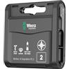 Wera 05057763001 Inserti per Adatte a Viti Pozidriv, Multicolore, 0 W, 0 V, PZ 2, Set di 15 Pezzi