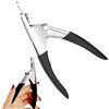 Generic Clipper a punta 'unghia, taglierina delle unghie, fetta finte per unghie, tipo U Tabelle acriliche Cutter in acciaio inossidabile Fingernail Trimmer Manicure Tool per salone di bellezza