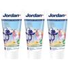 Jordan* Jordan | dentifricio junior | 6-12 anni | sapore delicato fruttato | 50 ml x 3