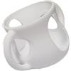 Janurium Custodia in silicone per bottiglie di vetro, cover in silicone, per bottiglie da allattamento con manici, custodia antiurto e resistente agli urti, porta bottiglie, protegge il biberon