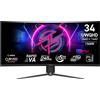 MSI MPG 346CQRF X24 (3440 x 1440 pixel, 34"), Monitor, Nero