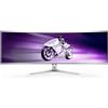 PHILIPS MONITOR CURVO 49 OLED DUAL QHD 32:9 0,03MS, USB-C DOCK, REG ALTEZZA, DP/HDMI, MULTIMEDIALE - 49M2C8900L