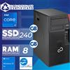 Fujitsu Esprimo P757 PC Computer Desktop i7 Ram 8GB SSD 240GB W10 Ricondizionato