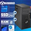 Fujitsu PC Computer Desktop Fisso Tower Ricondizionato i7 Ram 8GB SSD 240GB Windows 10